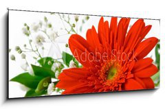 Obraz 1D panorama - 120 x 50 cm F_AB29541402 - bouquet con gerbera