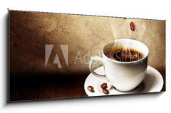 Obraz 1D panorama - 120 x 50 cm F_AB31123122 - Coffee