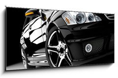 Obraz   Black car, 120 x 50 cm