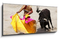 Sklenn obraz 1D panorama - 120 x 50 cm F_AB33120489 - corrida