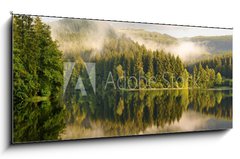 Obraz   Sunset in S sestausee, 120 x 50 cm