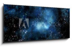 Sklenn obraz 1D panorama - 120 x 50 cm F_AB34282877 - deep space - hlubok vesmr