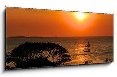 Obraz 1D panorama - 120 x 50 cm F_AB34569469 - tramonto