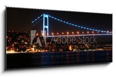 Sklenn obraz 1D panorama - 120 x 50 cm F_AB34590756 - Bosphorus Bridge