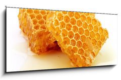 Obraz 1D panorama - 120 x 50 cm F_AB35109581 - Honeycomb - plstev medu