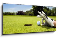 Sklenn obraz 1D panorama - 120 x 50 cm F_AB3805293 - Golf club - Golfov klub