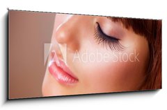 Obraz   Fashion Makeup. Perfect Skin, 120 x 50 cm