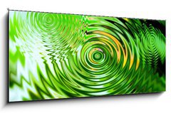 Obraz   Circles of water in nature, 120 x 50 cm