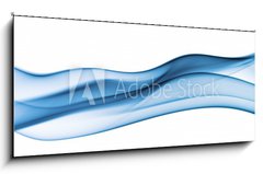 Sklenn obraz 1D panorama - 120 x 50 cm F_AB3984278 - Silky Waves - Hedvbn vlny