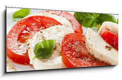 Sklenn obraz 1D panorama - 120 x 50 cm F_AB40245948 - Caprese salad