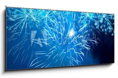 Obraz   Colorful fireworks, 120 x 50 cm