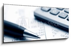 Sklenn obraz 1D panorama - 120 x 50 cm F_AB40515377 - Accounting - etnictv