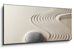 Skleněný obraz 1D panorama - 120 x 50 cm F_AB40732784 - japanese zen garden - japonské zen zahrady