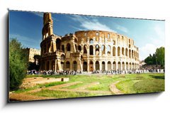 Obraz 1D panorama - 120 x 50 cm F_AB40908829 - Colosseum in Rome, Italy