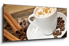 Sklenn obraz 1D panorama - 120 x 50 cm F_AB41246508 - Kaffee und Aroma