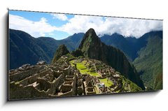 Obraz 1D panorama - 120 x 50 cm F_AB41716901 - Machu Picchu Top View - Pohled shora na Machu Picchu