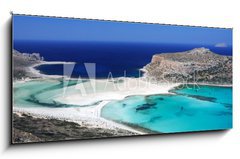 Obraz 1D panorama - 120 x 50 cm F_AB42702547 - Gramvousa and Balos. Crete, Greece - Gramvousa a Balos. Krta, ecko