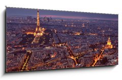 Obraz 1D - 120 x 50 cm F_AB45299045 - Night view of Paris.