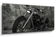 Obraz 1D panorama - 120 x 50 cm F_AB45686812 - Custom Motorbike