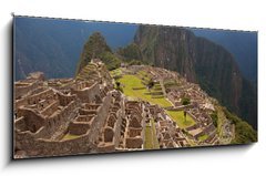 Obraz 1D panorama - 120 x 50 cm F_AB45829618 - Views around Machu Picchu Inca ruins 