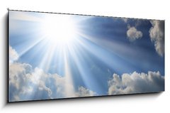 Skleněný obraz 1D panorama - 120 x 50 cm F_AB4650930 - dieu du ciel - dieu you ciel