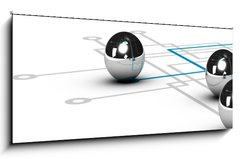 Obraz 1D panorama - 120 x 50 cm F_AB48278125 - Network, Networking Concept