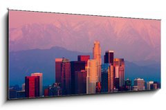 Obraz   Los Angeles at sunset, 120 x 50 cm