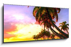Sklenn obraz 1D panorama - 120 x 50 cm F_AB49174614 - Hawaiian paradise - Havajsk rj