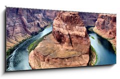 Obraz 1D panorama - 120 x 50 cm F_AB49838072 - Horseshoe Bend