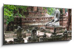 Obraz   Rovine templi Buddha, 120 x 50 cm