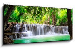 Obraz 1D panorama - 120 x 50 cm F_AB52381826 - Thailand waterfall in Kanjanaburi