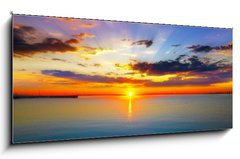 Obraz 1D panorama - 120 x 50 cm F_AB53934878 - Sunrise over the Sea - Vchod slunce nad moem