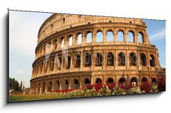 Obraz 1D panorama - 120 x 50 cm F_AB54472561 - The Colosseum in Rome, Italy