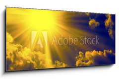 Obraz   Golden rays, 120 x 50 cm
