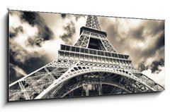 Sklenn obraz 1D panorama - 120 x 50 cm F_AB57971805 - The tower from below