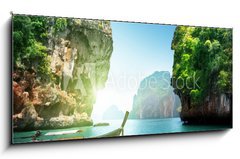 Obraz 1D panorama - 120 x 50 cm F_AB58150552 - .fabled landscape of Thailand