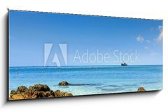 Obraz 1D panorama - 120 x 50 cm F_AB58512794 - Beach on Holiday - Pl na dovolen