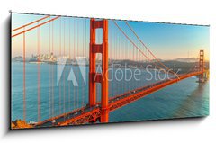 Obraz 1D panorama - 120 x 50 cm F_AB59741022 - Golden Gate, San Francisco, California, USA.