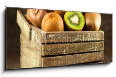 Obraz 1D panorama - 120 x 50 cm F_AB59973150 - fresh kiwi