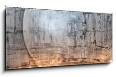 Obraz   Kerzen vor abstraktem Gem lde, 120 x 50 cm