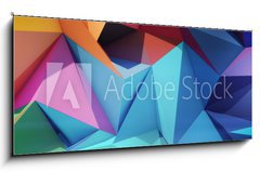 Skleněný obraz 1D panorama - 120 x 50 cm F_AB62526017 - Abstract geometric background - Geometrické pozadí abstraktní