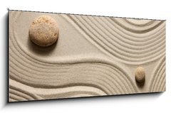 Obraz 1D panorama - 120 x 50 cm F_AB62532777 - Zen garden - Zen zahrada