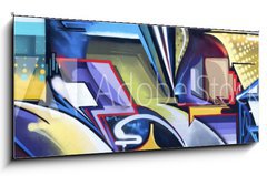 Obraz   Graffiti, 120 x 50 cm