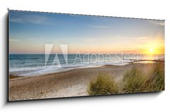 Skleněný obraz 1D - 120 x 50 cm F_AB63072638 - Sunset Beach - Pláž při západu slunce