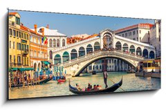 Obraz 1D panorama - 120 x 50 cm F_AB63839278 - Rialto Bridge in Venice