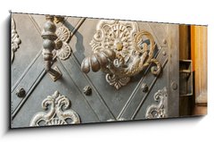 Skleněný obraz 1D panorama - 120 x 50 cm F_AB64245714 - Treasures of Prague - Poklady Prahy
