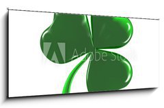 Skleněný obraz 1D panorama - 120 x 50 cm F_AB6430021 - clover - jetel
