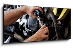 Sklenn obraz 1D panorama - 120 x 50 cm F_AB65593891 - handyman tools - run nstroje