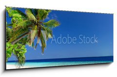 Sklenn obraz 1D panorama - 120 x 50 cm F_AB66090999 - Traumstrand