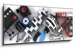 Obraz   Car parts, 120 x 50 cm